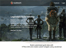 Tablet Screenshot of guildwork.com